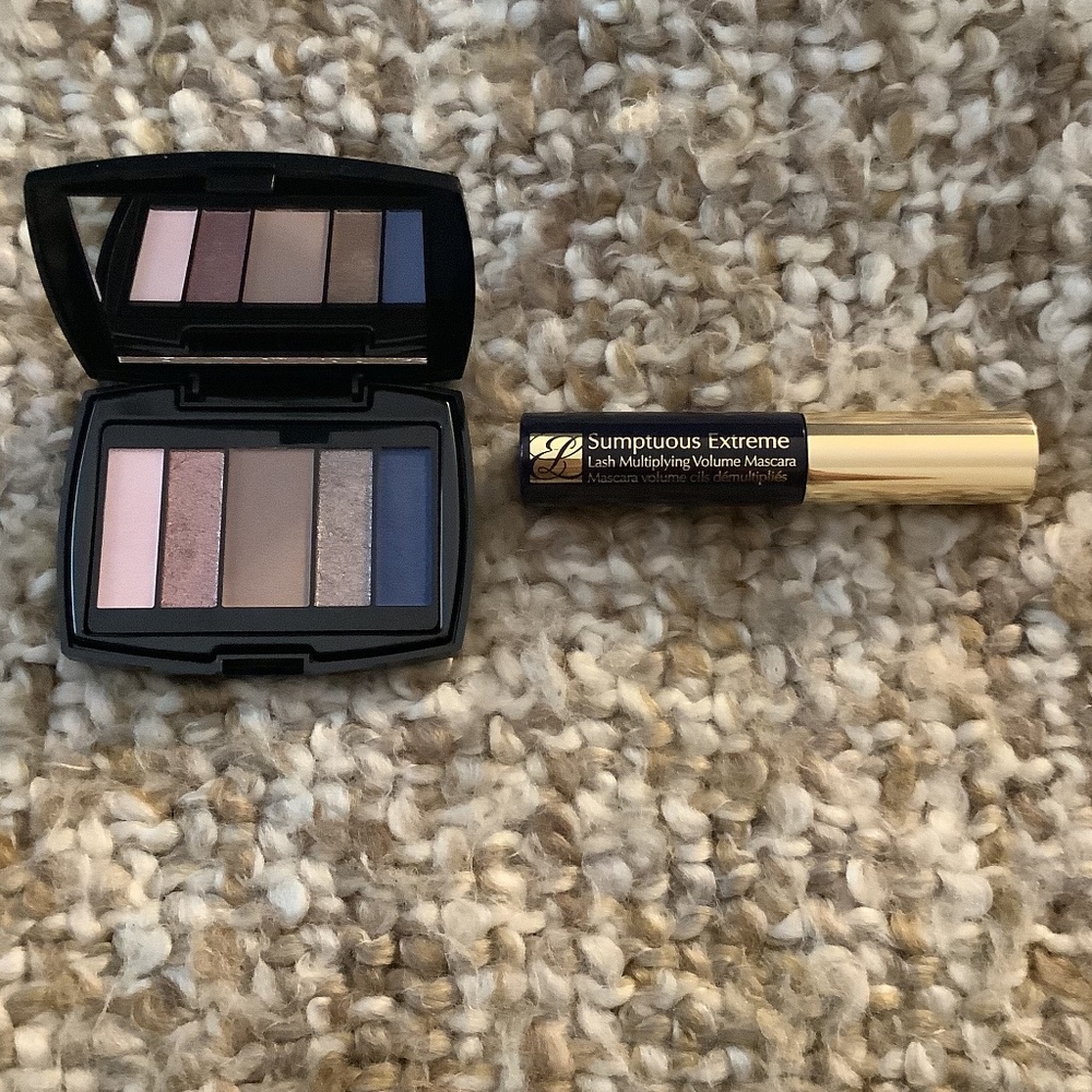 Lancôme Loves Women Cool Shimmery Eye Shadow Palette/ EL Mascara NWT